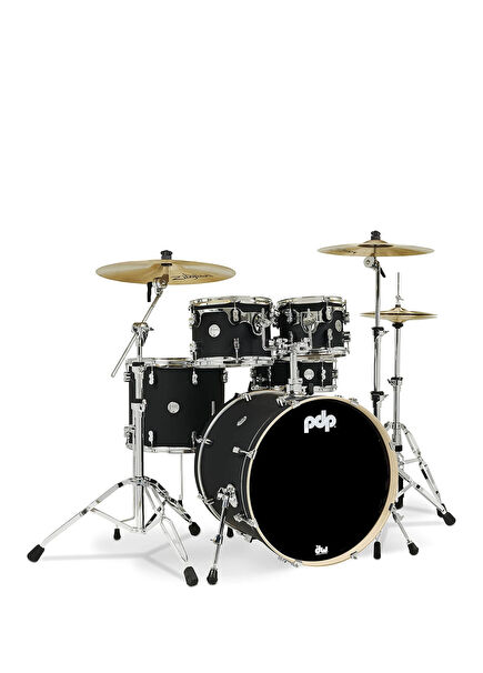 Drums Concept Maple 5 Parça 22" Mat Siyah Akustik Davul