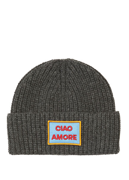 Ciao Amore Grey Women's Wool Beanie