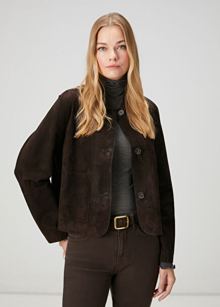 Brown Suede Jacket