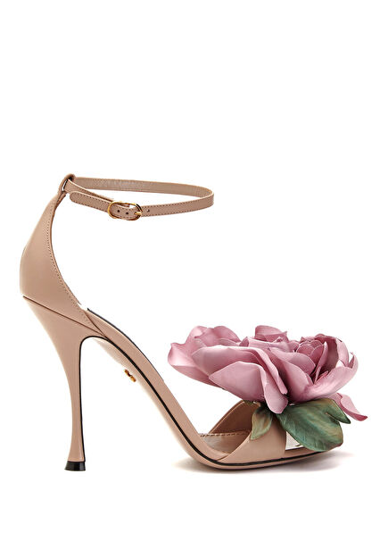 Nude Kadın Deri Sandalet