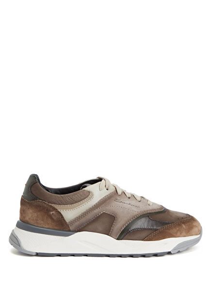 Innova Brown Men's Suede Sneakers