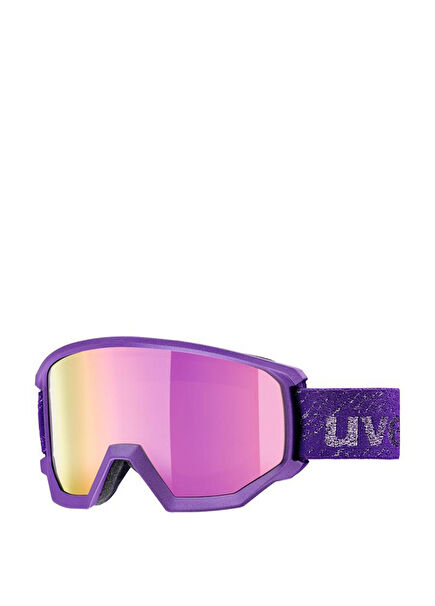 Athletic FM Dark Green Pink Unisex Ski Goggles