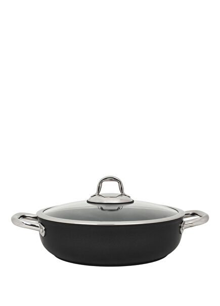 Master Titanium Black Shallow Pot 28 cm