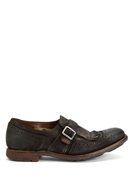 Dark Brown Women's Skin Loafer