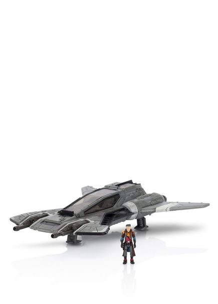 Pirate Snub Fighter Vehicle & Microfigure Toy Set