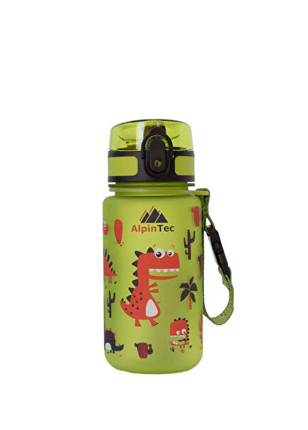 Dinosaur Green Tritan Unisex Kids Waterer 350 ml