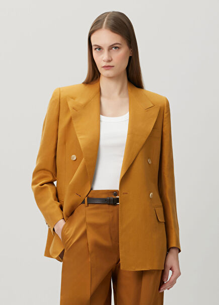 Hardal Kruvaze Keten Blazer
