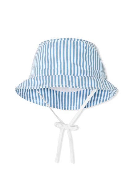 Blue Striped Baby Boy Hat