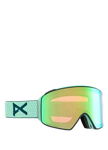 M4 Cylindrical Green Men's Ski Goggles