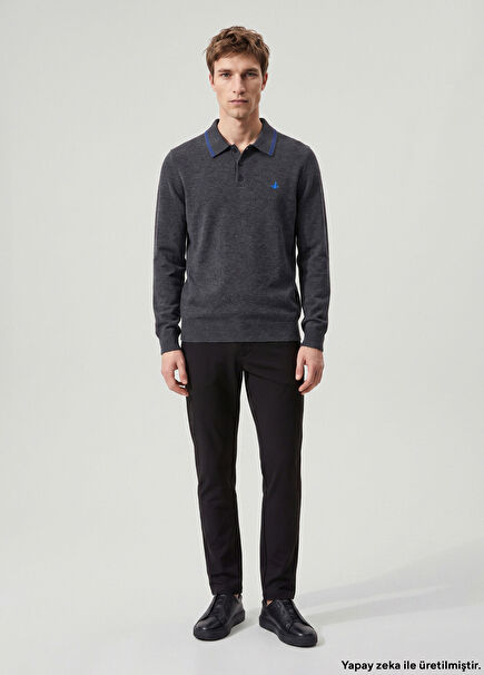 Antarsit Polo Neck Wool Knitwear