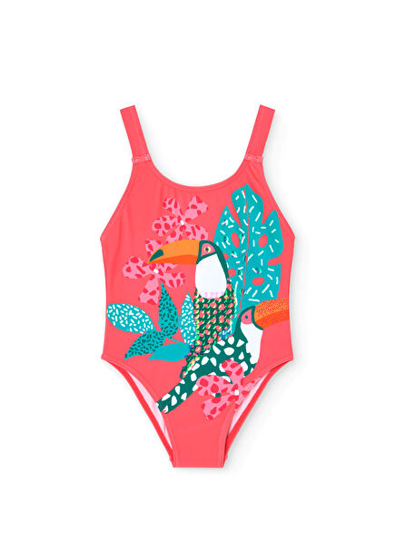 Pembe Kız Çocuk Mayo