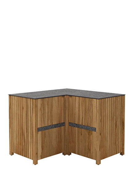 Milano Natural Köşe Modül Bahçe Dolabı