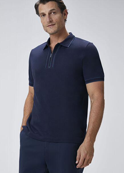 Lacivert Polo T-shirt