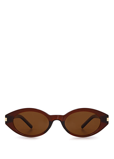 Muse Brown Unisex Sunglasses
