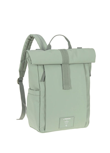 Rolltop Up Silver Green Bebek Bakım Sırt Çantası