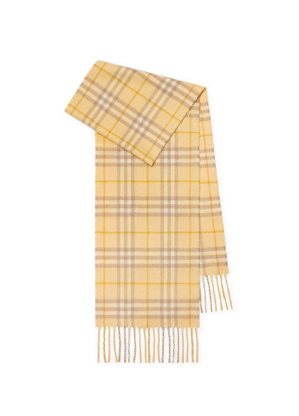 Yellow Cashmere Unisex Kids Scarf
