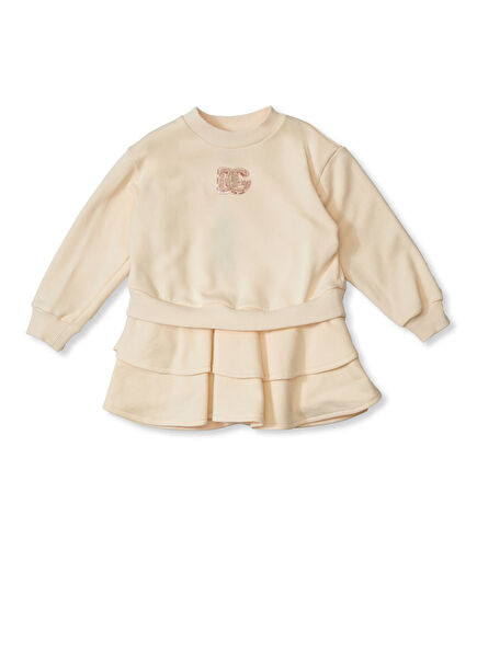 Pink Ruffled Girls Dress