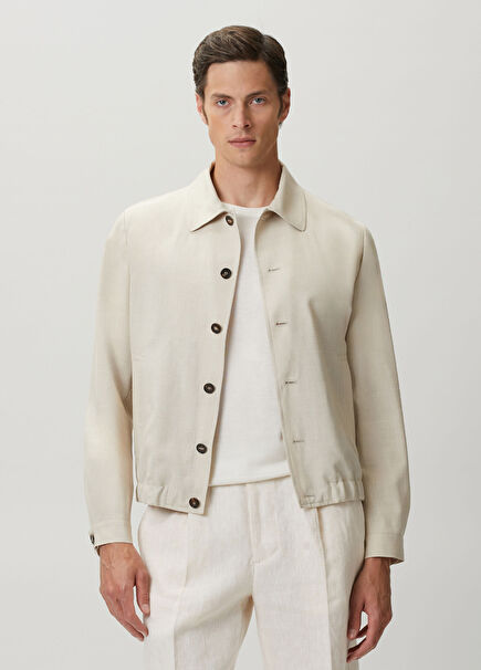Grey Wool Overshirt