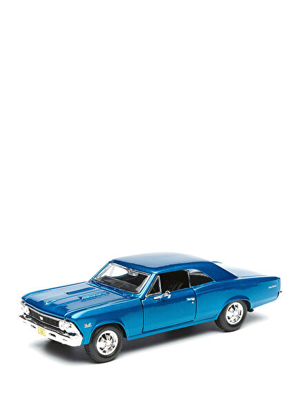 1/24 1966 Chevrolet Chevelle SS 396 Mavi Model Araba