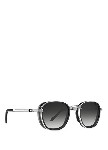 Roadster 04 Gümüş Siyah Unisex Güneş Gözlüğü