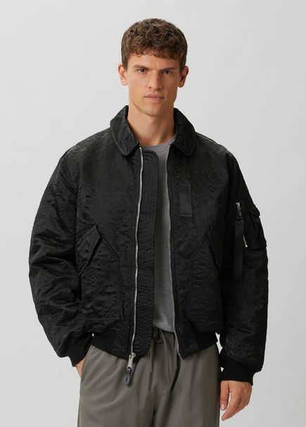 Black Quilted Coat