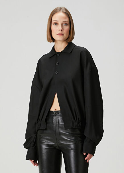 Elynx Black Wool Jacket