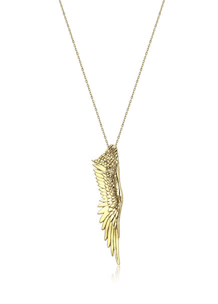Angel Wing 14K Gold Women's Necklace