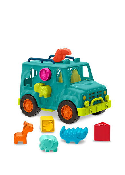 Safari Şekil Yerleştirme Oyuncak Araba