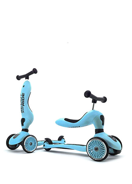 Highwaykick 1 2'si 1 Arada Oturaklı 3 Tekerlekli 1-5 Yaş Çocuk Scooter