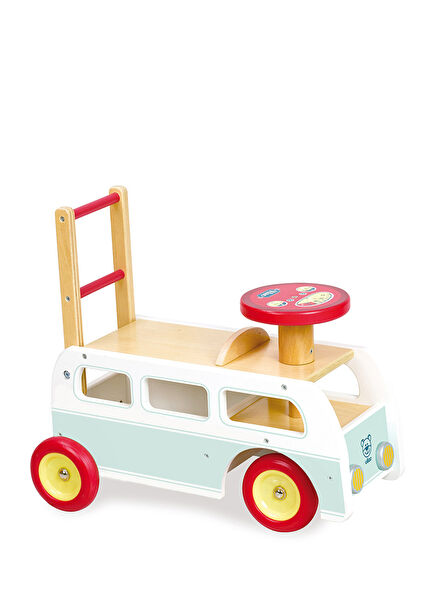 Retro Bus Ahşap Oyuncak