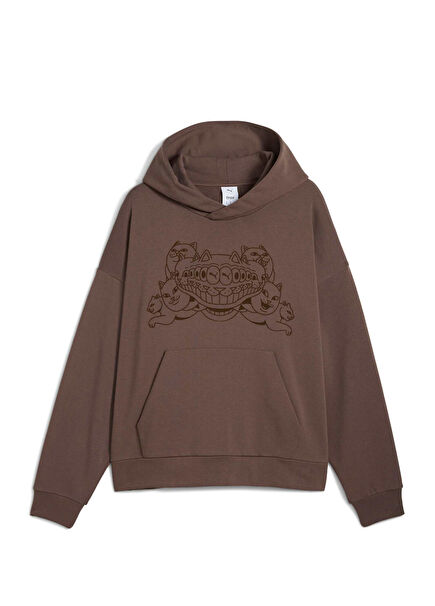 Ripndip Boxy Flat Bronze Kapüşonlu Uzun Kollu Erkek Sweatshirt