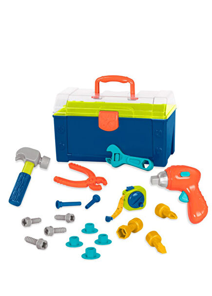 Multi Color 20 Piece Toy Tool Bag