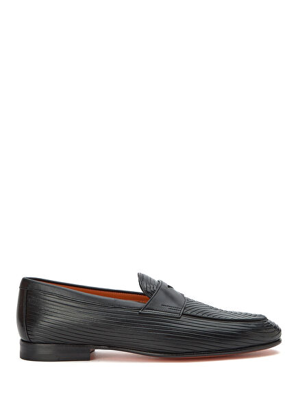 Carlos Black Men's Leather Loafer