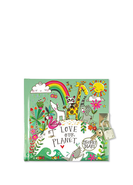 Love Our Planet Locked Diary