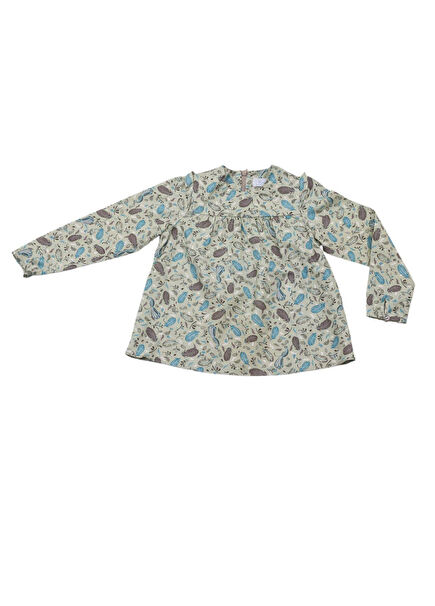 Patterned Zipper Girls' Tunic