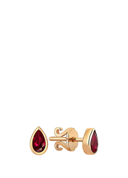 Petites Ruby Mini Drop Women's Gold Earrings