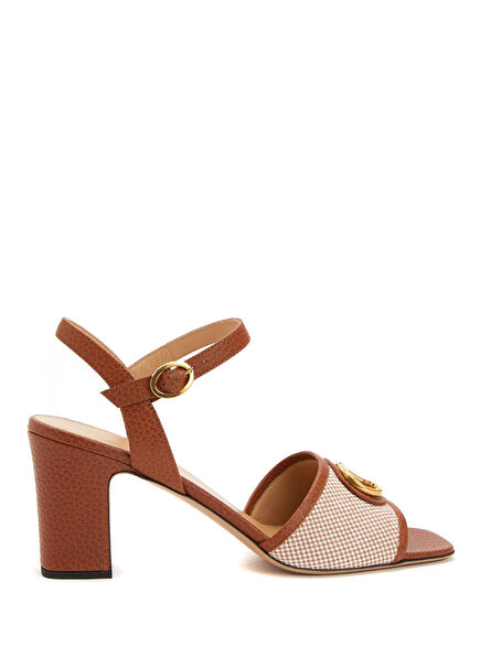 Bej Kahve Kadın Sandalet