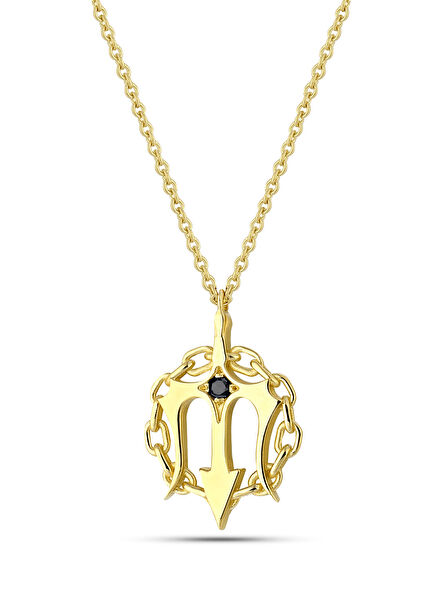 Poseidon Men's Gold Necklace