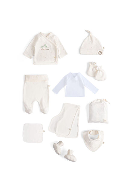 Twig Organic Cotton Unisex Baby 10-Piece Hospital Outlet Set