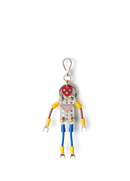 Robot Renkli Metal Erkek Anahtarlık