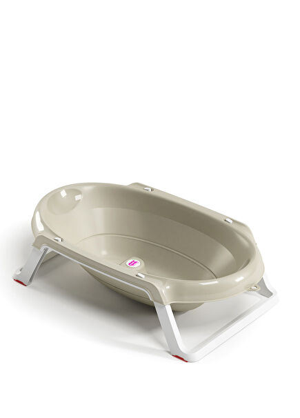 A Grey Onda Slim Folding Baby Bathtub