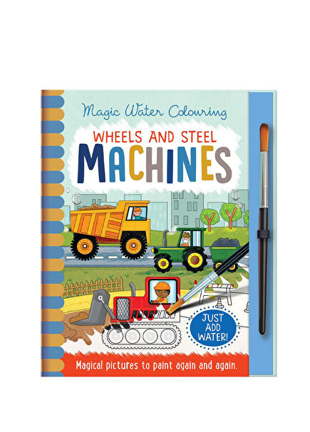Magic Water Colouring Machines Çocuk Yabancı Dil Aktivite Kitabı
