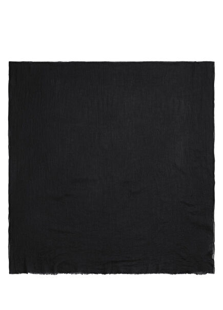 Black Women's Wool Shawl