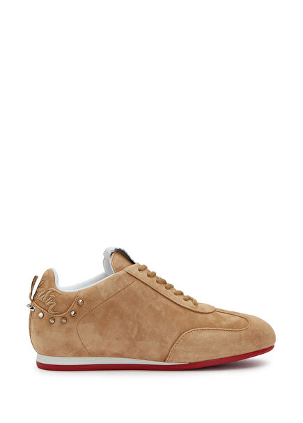 Eleonora Krem Kadın Süet Sneaker