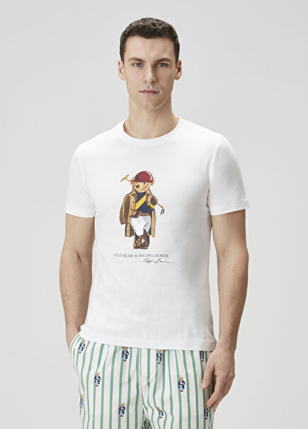 Polo Bear Beyaz T-shirt