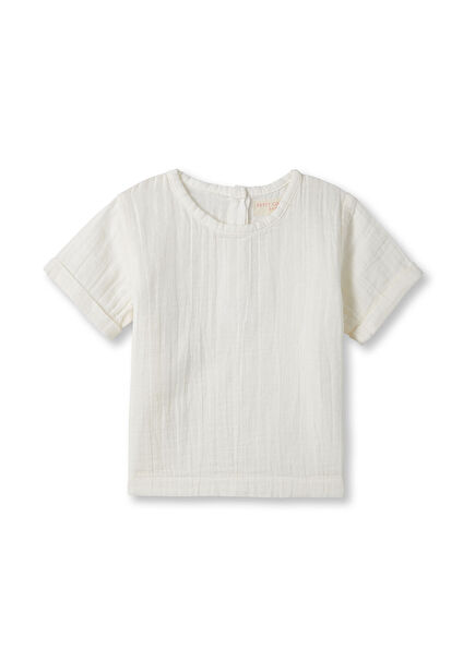 Müslin Ekru Çocuk T-Shirt