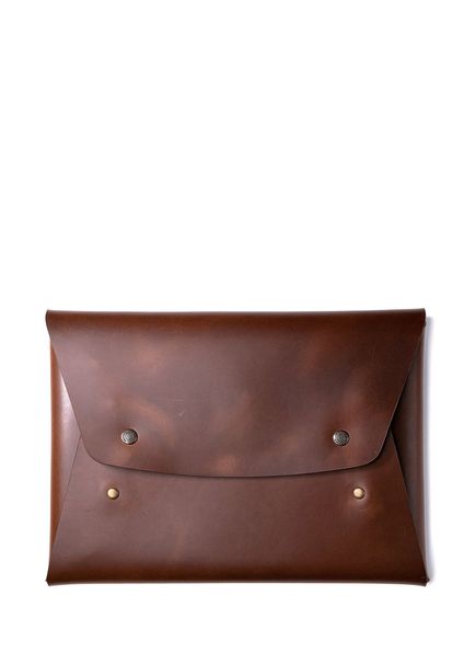 Antique Coffee MacBook Pro 14" Leather Sleeve Bag