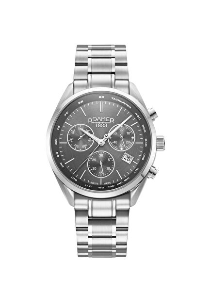 993819-41-85-20 Gri Çelik Erkek Kol Saati