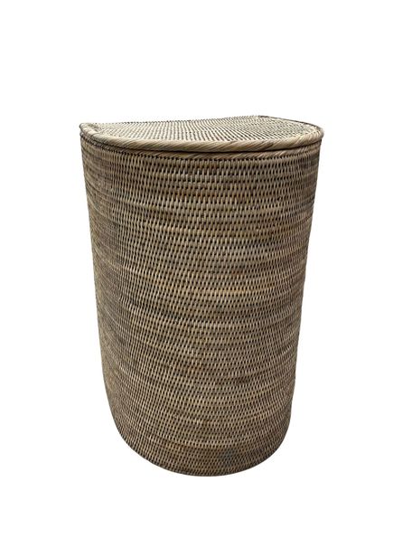 Hasır Kapaklı Çamaşır Sepeti 60 cm