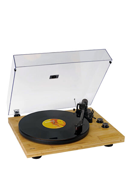 LBT-335BA Bamboo Body Bluetooth Ortofon 2M Red Cartridge Turntable Record Player